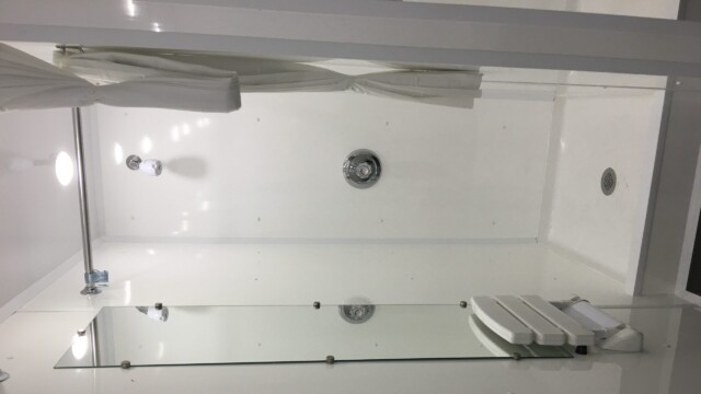 Shower Stall with Dressing Room